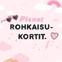 Pienet rohkaisukortit (kortit + opaskirja + teline)