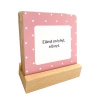 Pienet rohkaisukortit (kortit + opaskirja + teline)